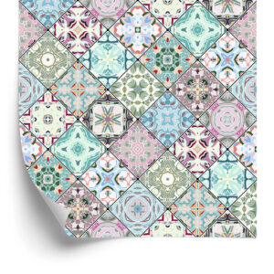 Tapete Buntes Abstraktes Mosaik