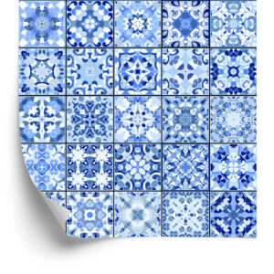 Tapete Schönes Blaues Orientalisches Mosaik