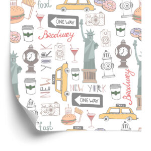 Tapete New Yorker Symbole