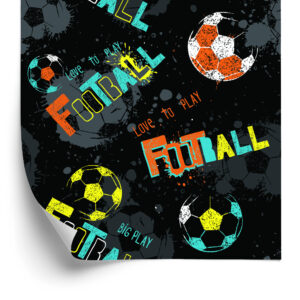 Tapete Bunter Fußball