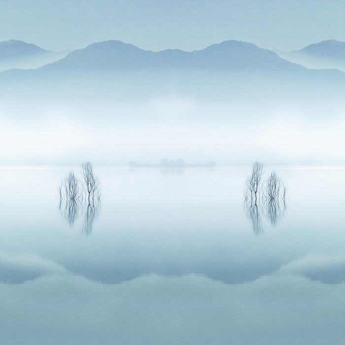 Fototapete Quadratisch Blaue Stille Von Jose Beut