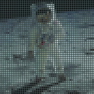 Fototapete Quadratisch Buzz-Ikone