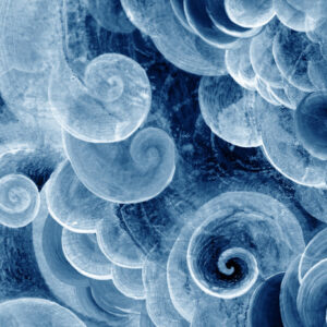 Leinwandbild Abstrakte Aufgewühlte Wellen