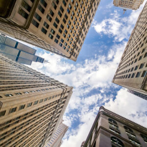 Leinwandbild Chicagoer Wolkenkratzer
