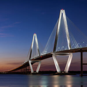 Leinwandbild Arthur Ravenel Jr. Brücke Brücke, Usa