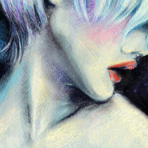 Leinwandbild Das Gesicht Einer Frau