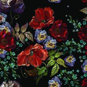 Leinwandbild Schöne Farbige Blumen