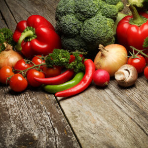 Leinwandbild Gemüse Zum Mittagessen