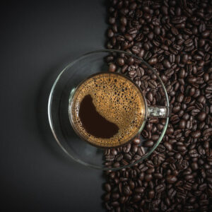 Leinwandbild Ein Glas Espresso