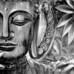 Leinwandbild Buddha Während Der Meditation