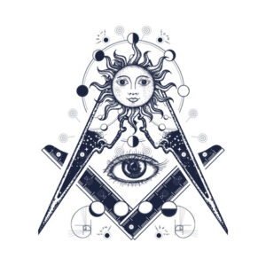 Leinwandbild Alles Sehende Auge