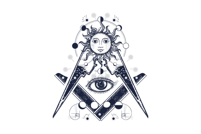 Leinwandbild Alles Sehende Auge