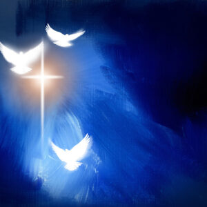 Leinwandbild Ein Abstraktes Kreuz