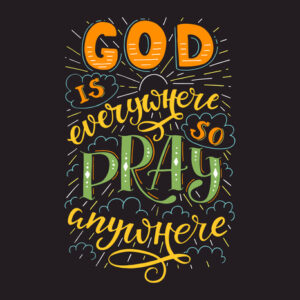 Leinwandbild Gott Ist Überall