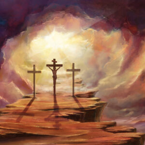 Leinwandbild Jesus Am Kreuz