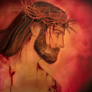 Leinwandbild Jesus Gekreuzigt