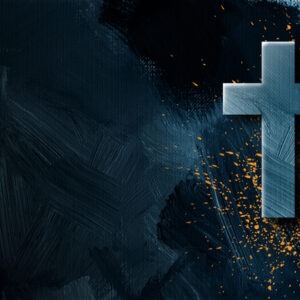 Leinwandbild Lateinisches Kreuz