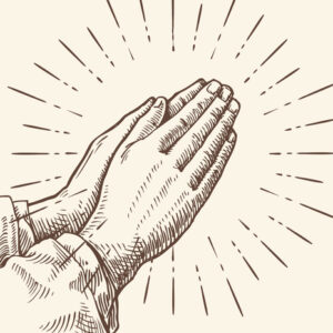 Leinwandbild Hände Zum Gebet Gefaltet