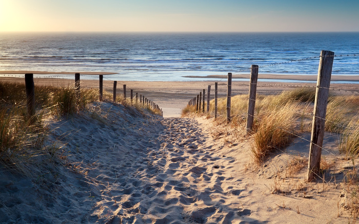 Mehrteiliges Bild Nordseestrand 3D