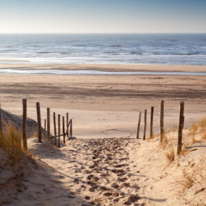 Mehrteiliges Bild Sandiger Weg Zur Nordsee