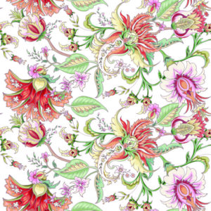 Tapete Blumen In Sanften Farben