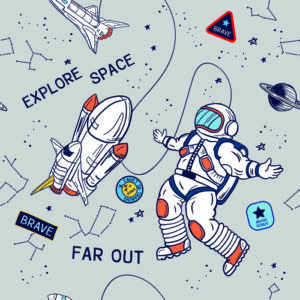 Tapete Kosmischer Spaziergang Des Astronauten