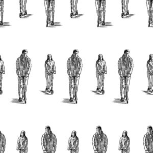 Tapete Jugend Auf Rollern