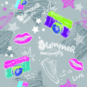 Tapete Bunte Kameras