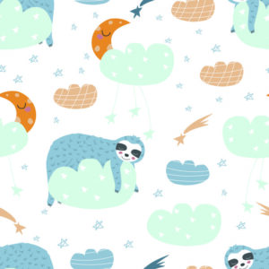 Tapete Faultiere In Den Wolken