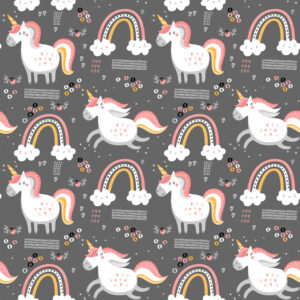 Tapete Einhörner Durch Den Regenbogen